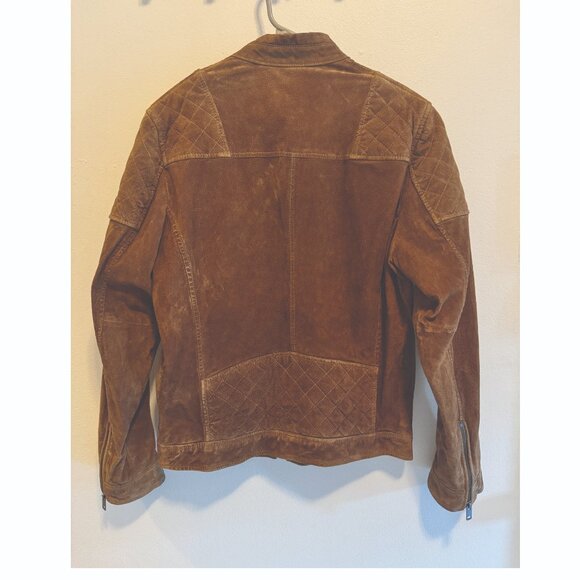 Express Suede Leather Jacket Small - Picture 3 of 7